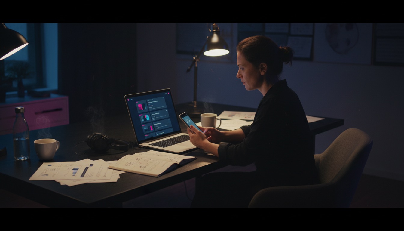 Tableau de bord marketplace de services avec demandes, prestataires et paiements dans une ambiance premium