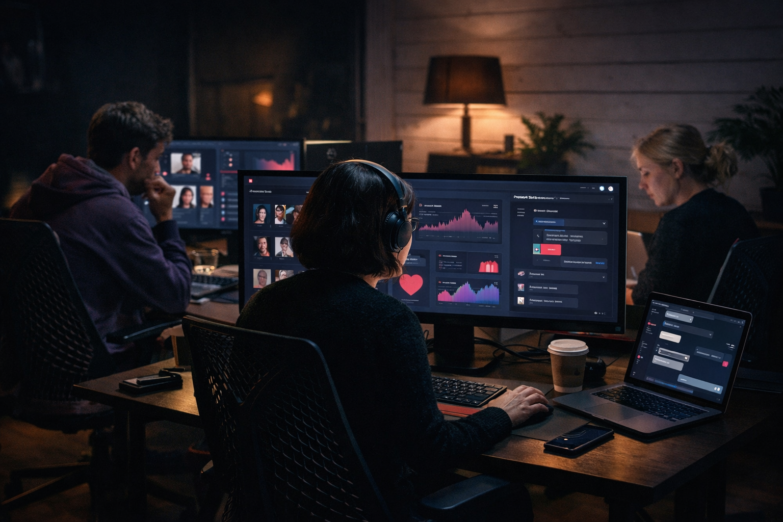 Pilotage d'une application de rencontre avec moderation, profils, conversations et activite