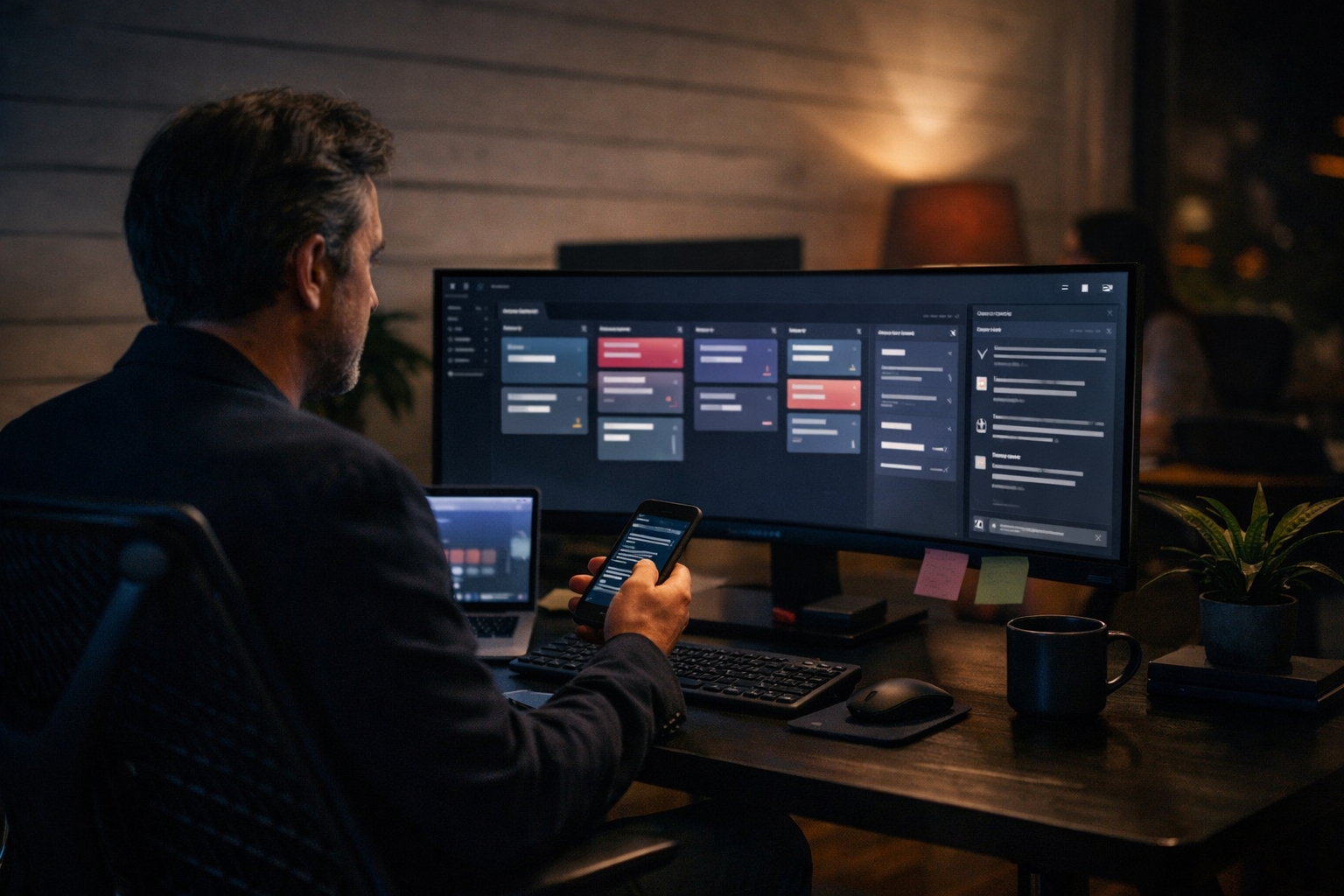 Suivi temps reel d'un projet externalise avec commentaires, taches et validations