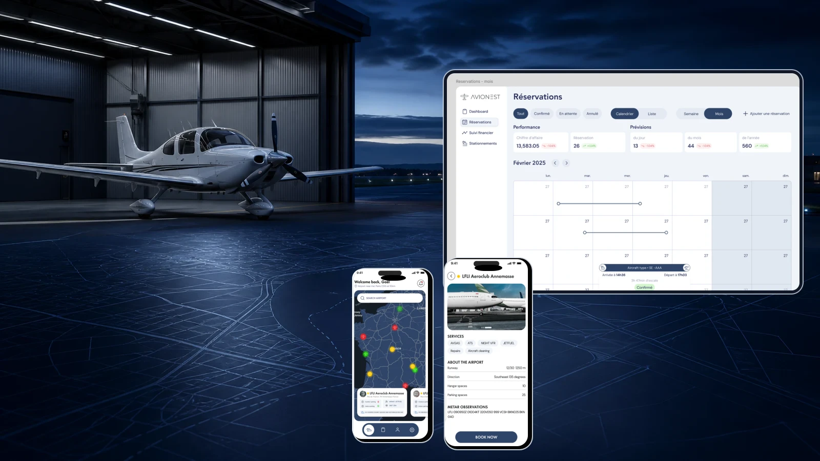 Illustration de l’application Avionest
